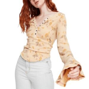 Free PEOPLE Layer Me Henley Top Size XS